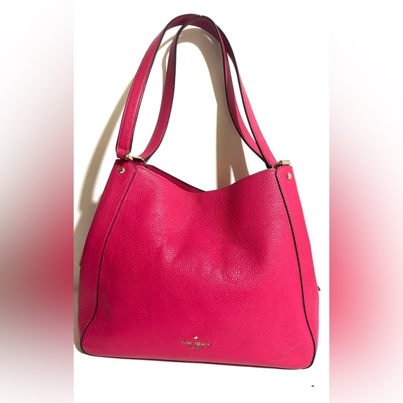 Kate Spade Pink Shoulder Bag with Modern Design - Picture 1 of 11
